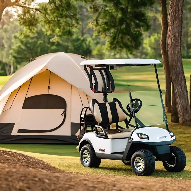 Cricket cart white
