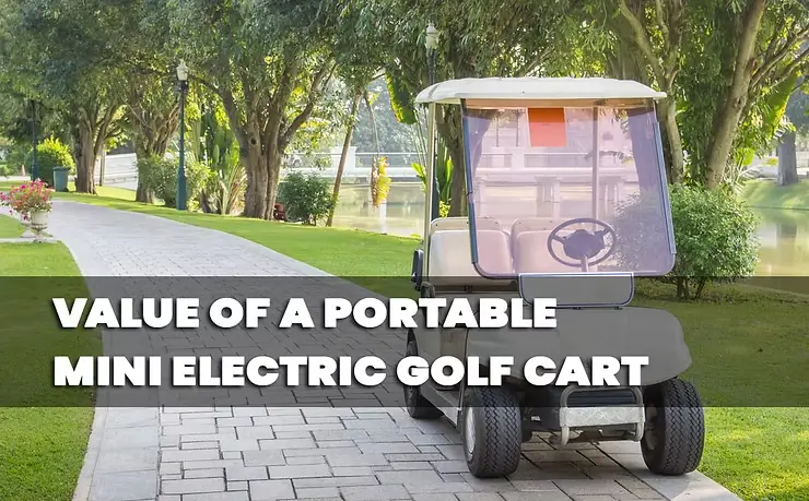 Cricket cart picture with a text overlay